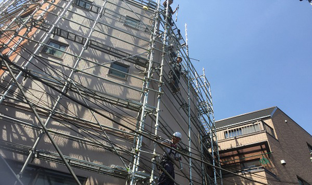 工事用仮設足場工事